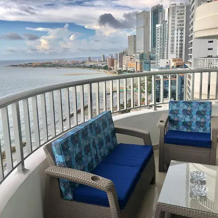 Apto 1803 Frente Al Mar- Edificio Palmetto, Piso 18 *